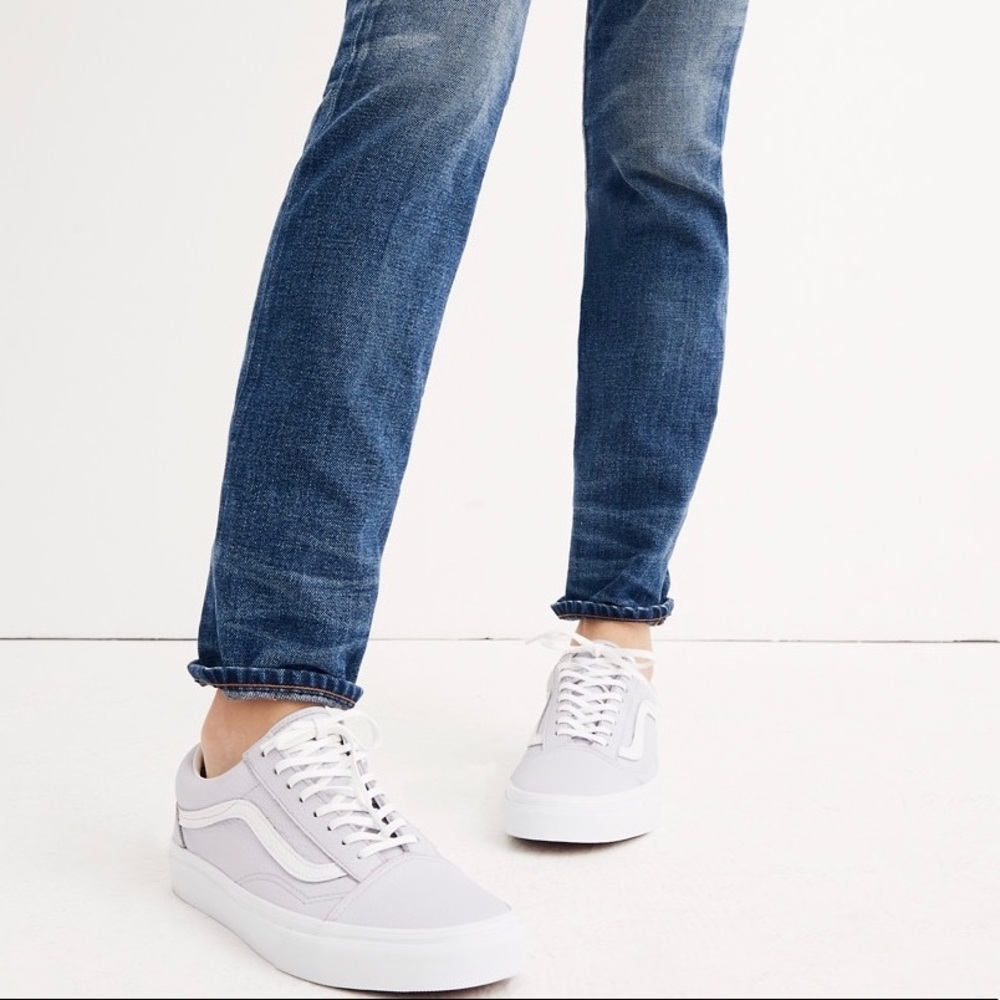 Lavender Madewell Vans-Worn once